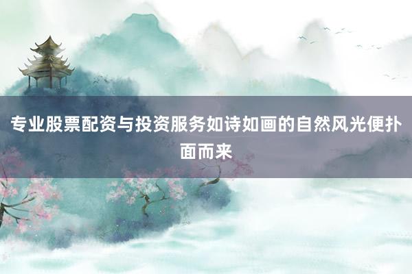专业股票配资与投资服务如诗如画的自然风光便扑面而来