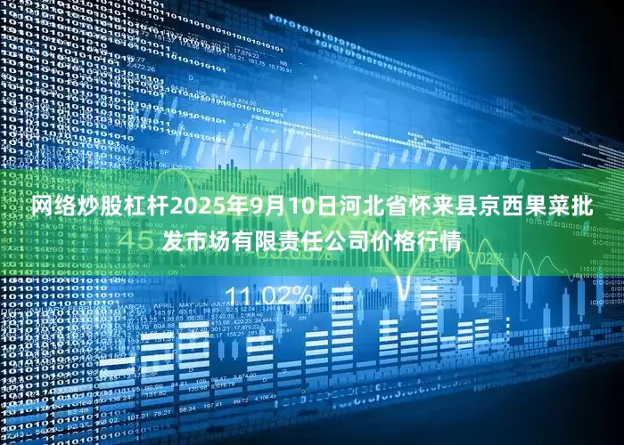 网络炒股杠杆2025年9月10日河北省怀来县京西果菜批发市场有限责任公司价格行情